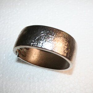 Reduced!! WIDE SILVER TONE CUFF BRACELET